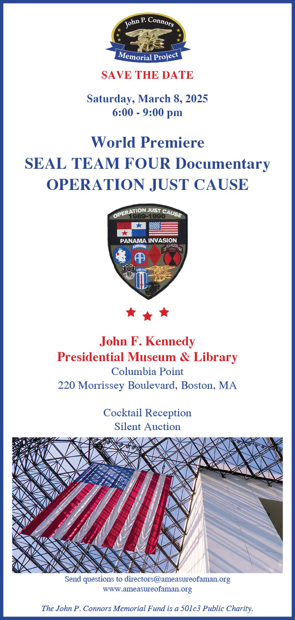 SEAL TEAM FOUR Documentary Operation Just Cause At JFK Library